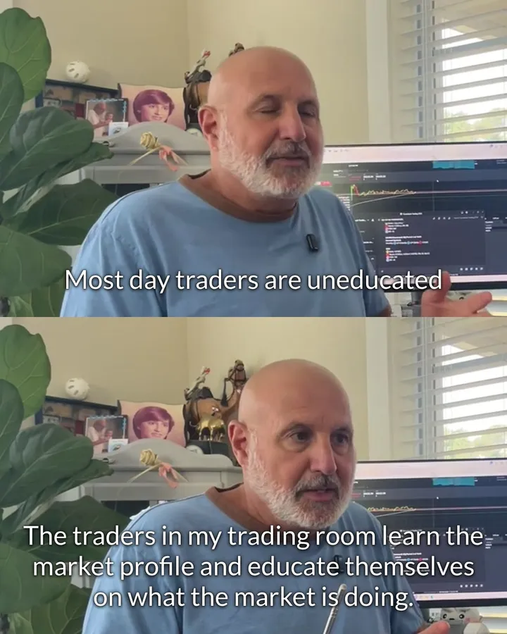 Make a living day trading, caption 2