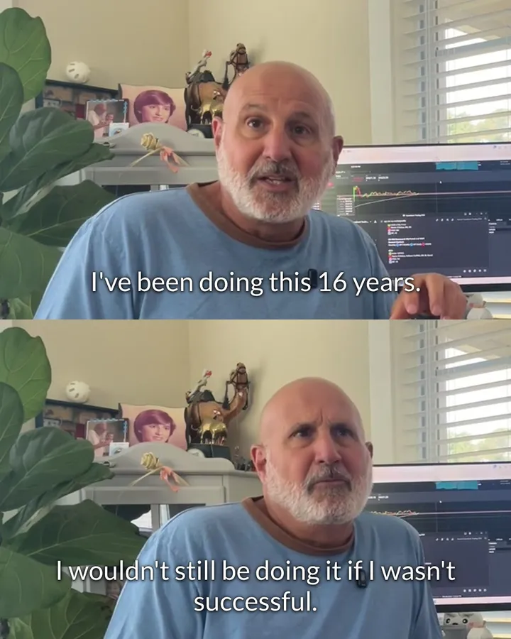 Make a living day trading, caption 4