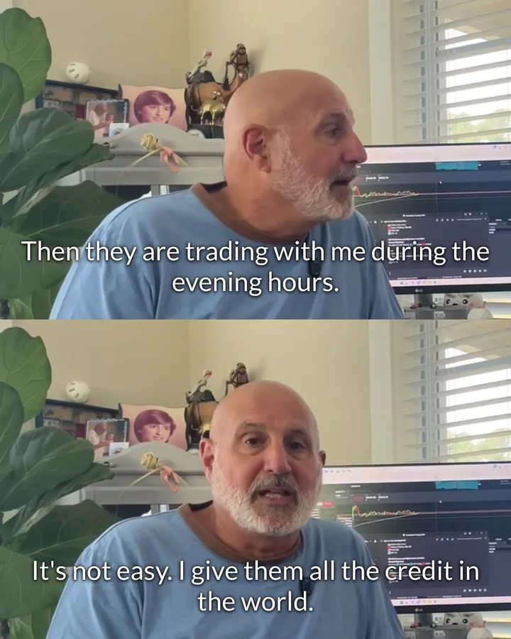 Working a full-time job while day trading, caption 2