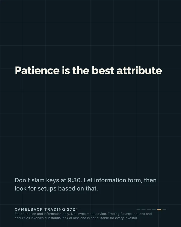 Danger of deciding what the market should do, carousel 5