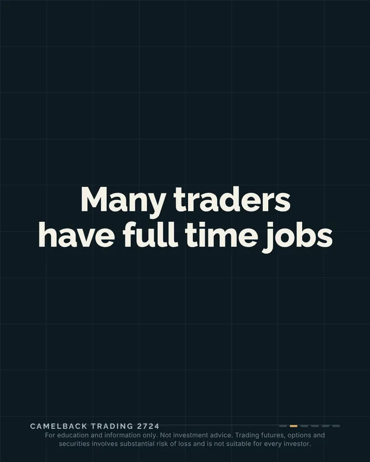 Working a full-time job while day trading, carousel 2