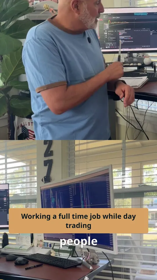 Video cover: Working a full-time job while day trading