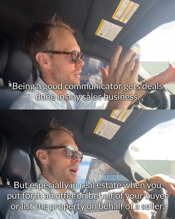 Being a good communicator gets deals done, caption screenshot 1