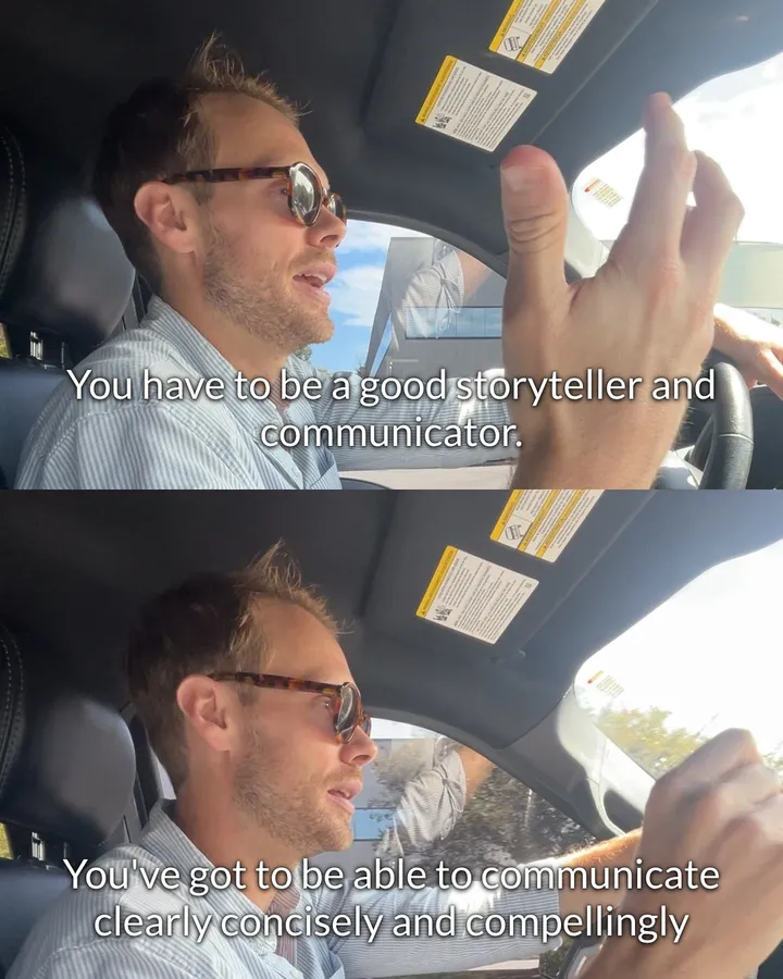Being a good communicator gets deals done, caption screenshot 2