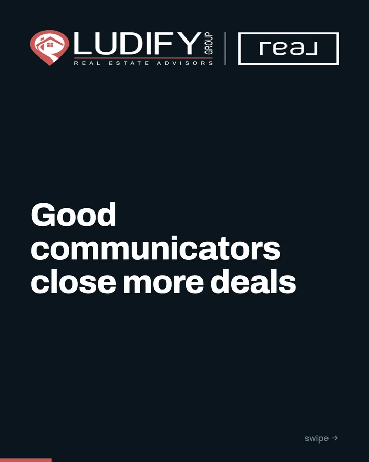 Being a good communicator gets deals done, carousel slide 1