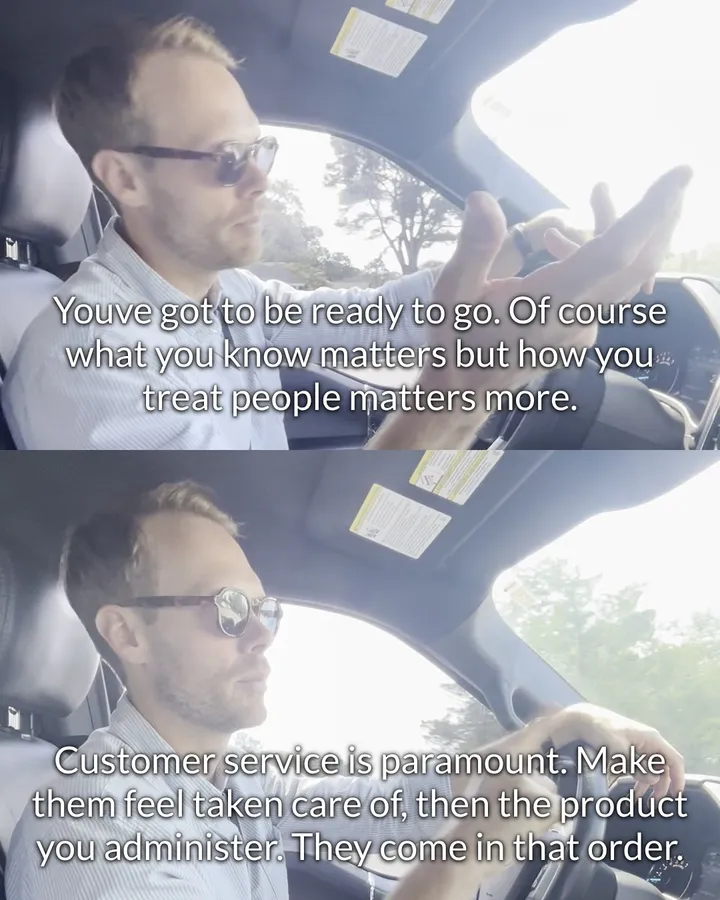 How you treat people matters, caption screenshot 2