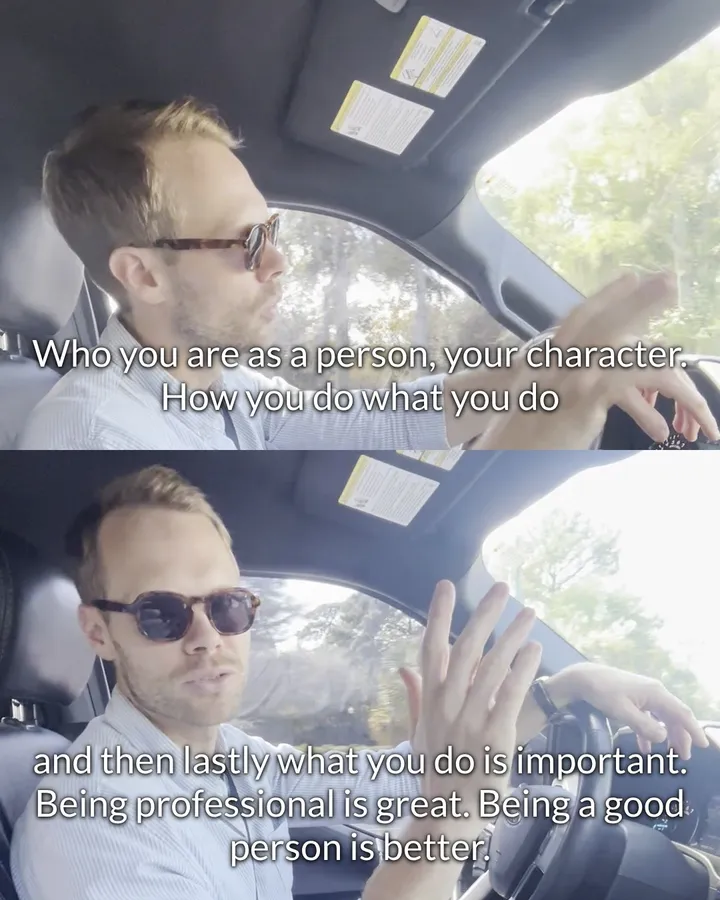 How you treat people matters, caption screenshot 3