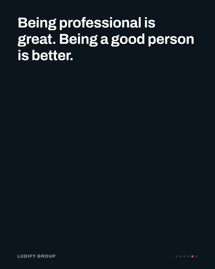 How you treat people matters, carousel slide 5